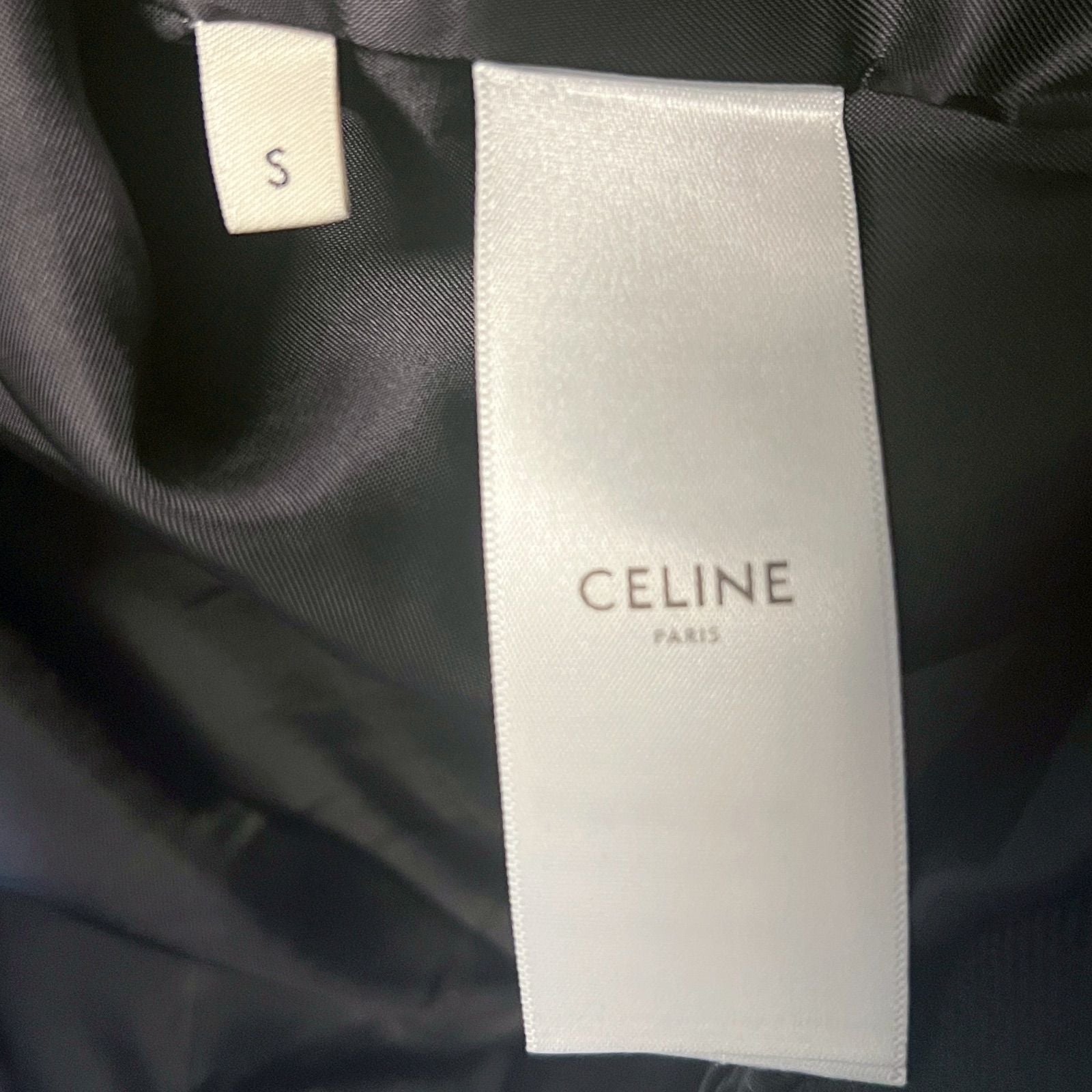 Celine 20SS Hedi Slimane Era Teddy Jacket Black