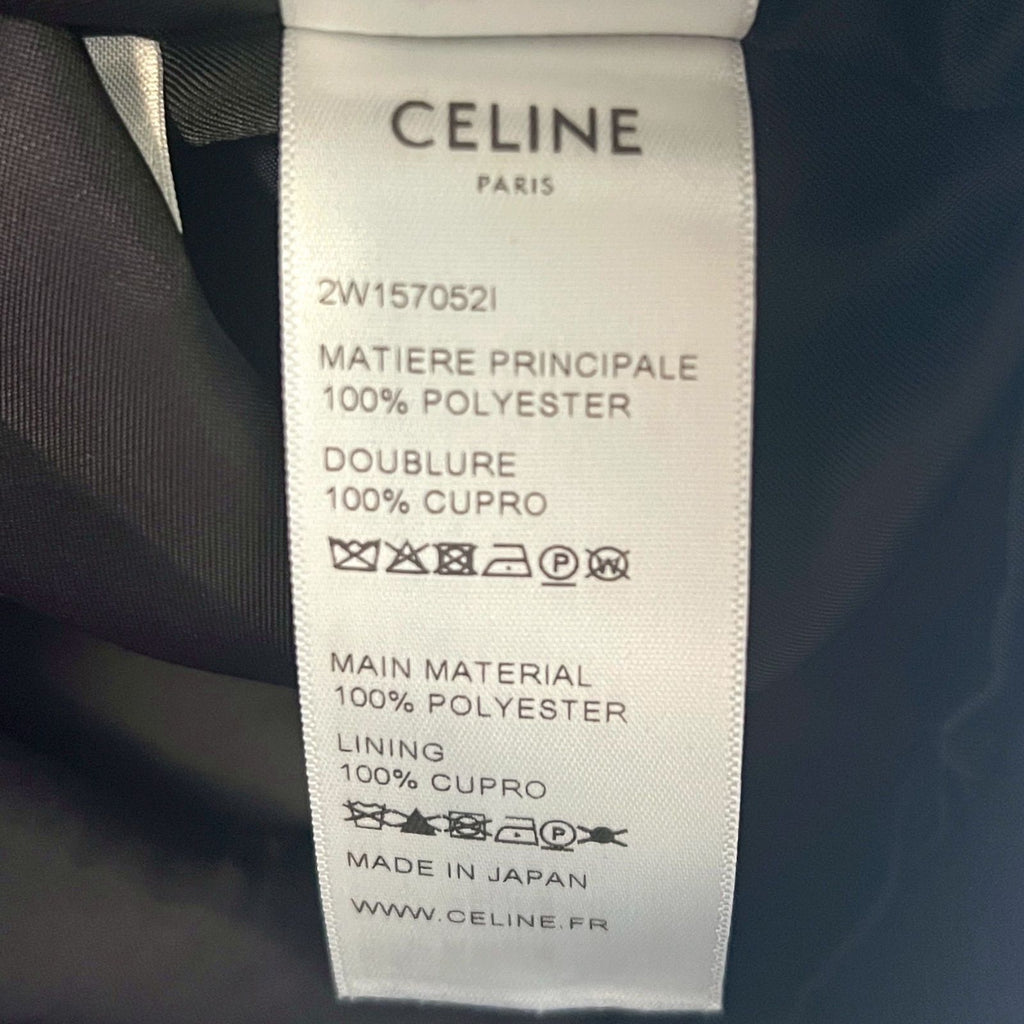 Celine 20SS Hedi Slimane Era Teddy Jacket Black