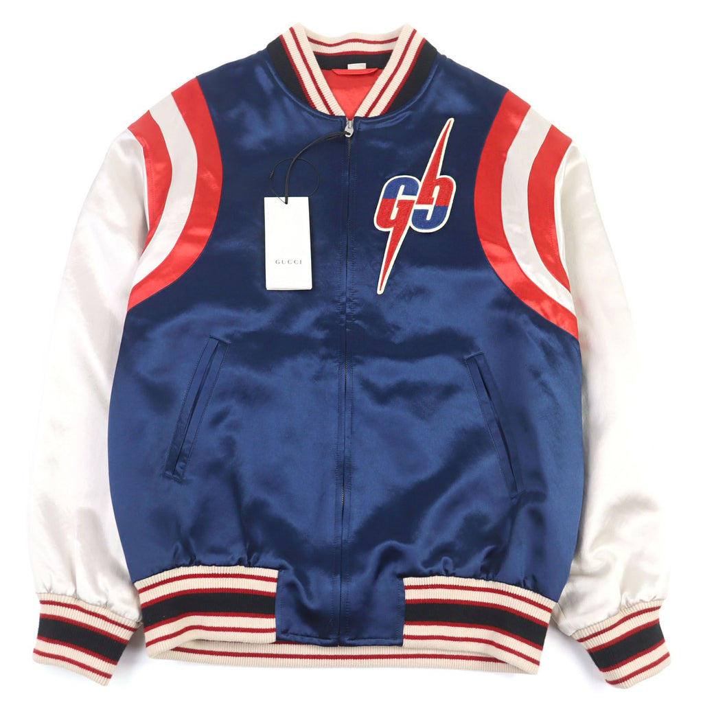 Gucci GG Blade Bomber Jacket Souvenir 575315 Size 46