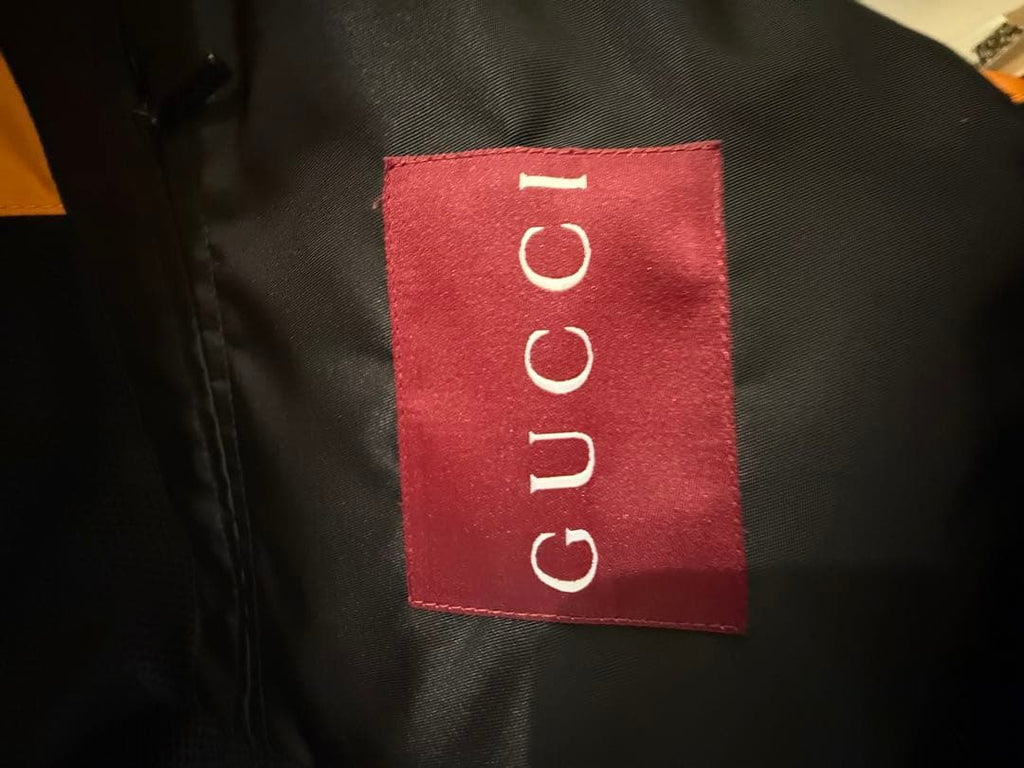 Gucci Nylon Jacket Black/Orange Size 46