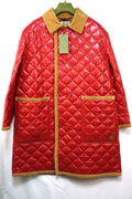 Gucci Double-Breasted Quilted Coat 731360 Size 46
