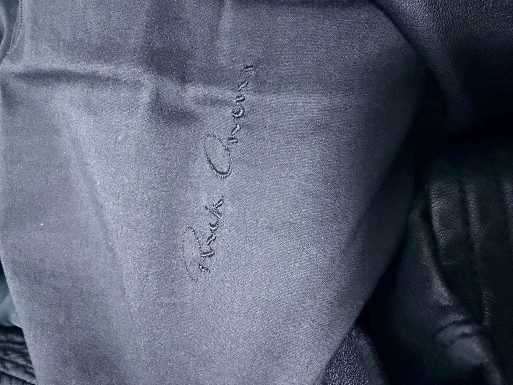 Rick Owens Intarsia Leather Jacket