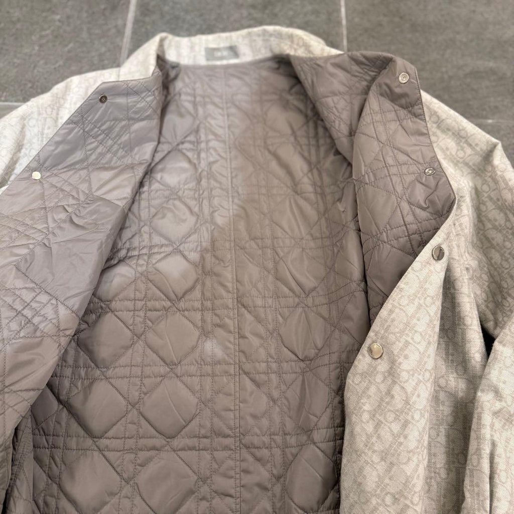 Dior Oblique Down Padded Blouson Jacket Size 44