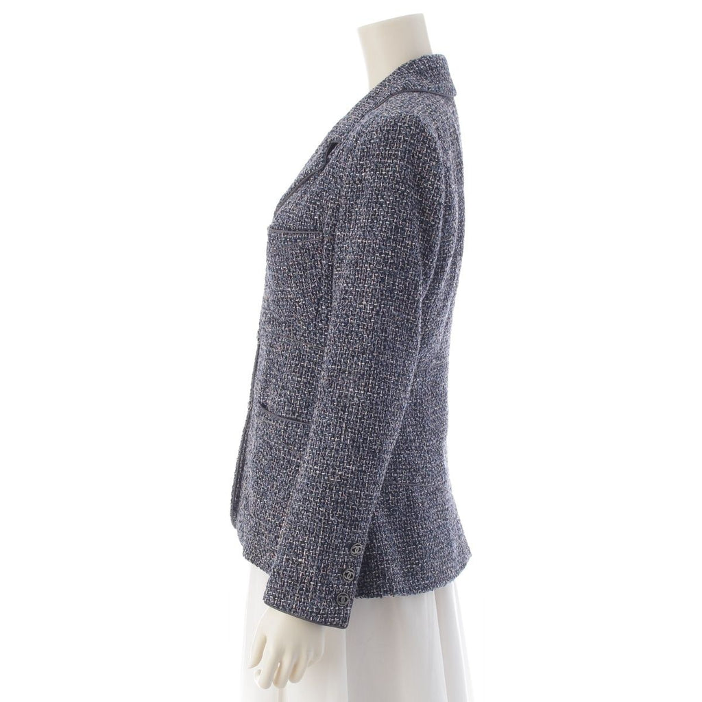 Chanel 03A Coco Mark Tweed Jacket P21534 Size 38