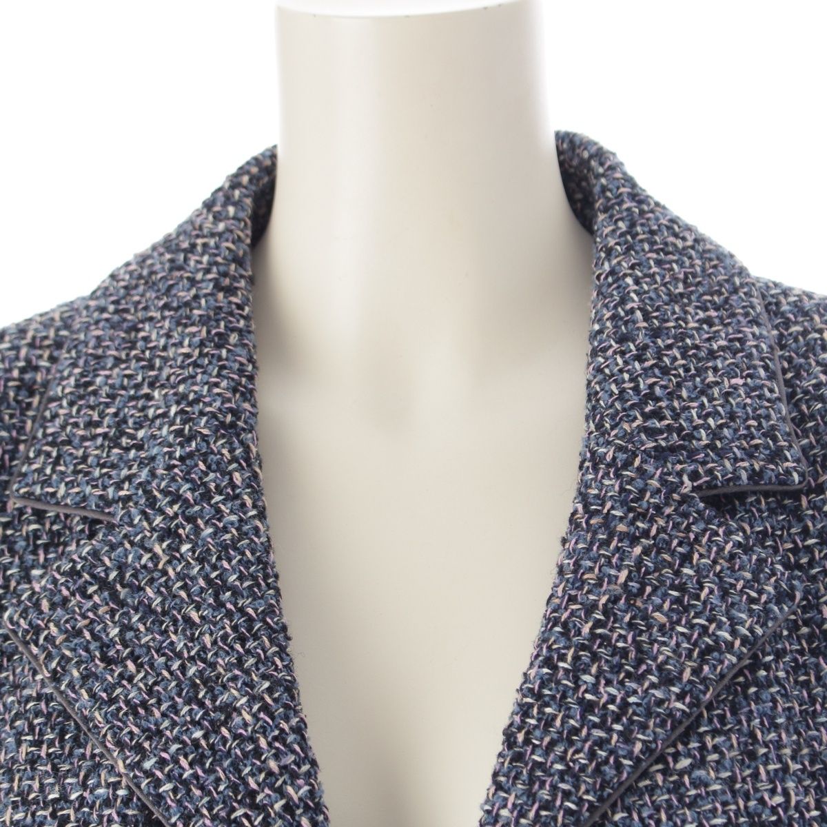 Chanel 03A Coco Mark Tweed Jacket P21534 Size 38