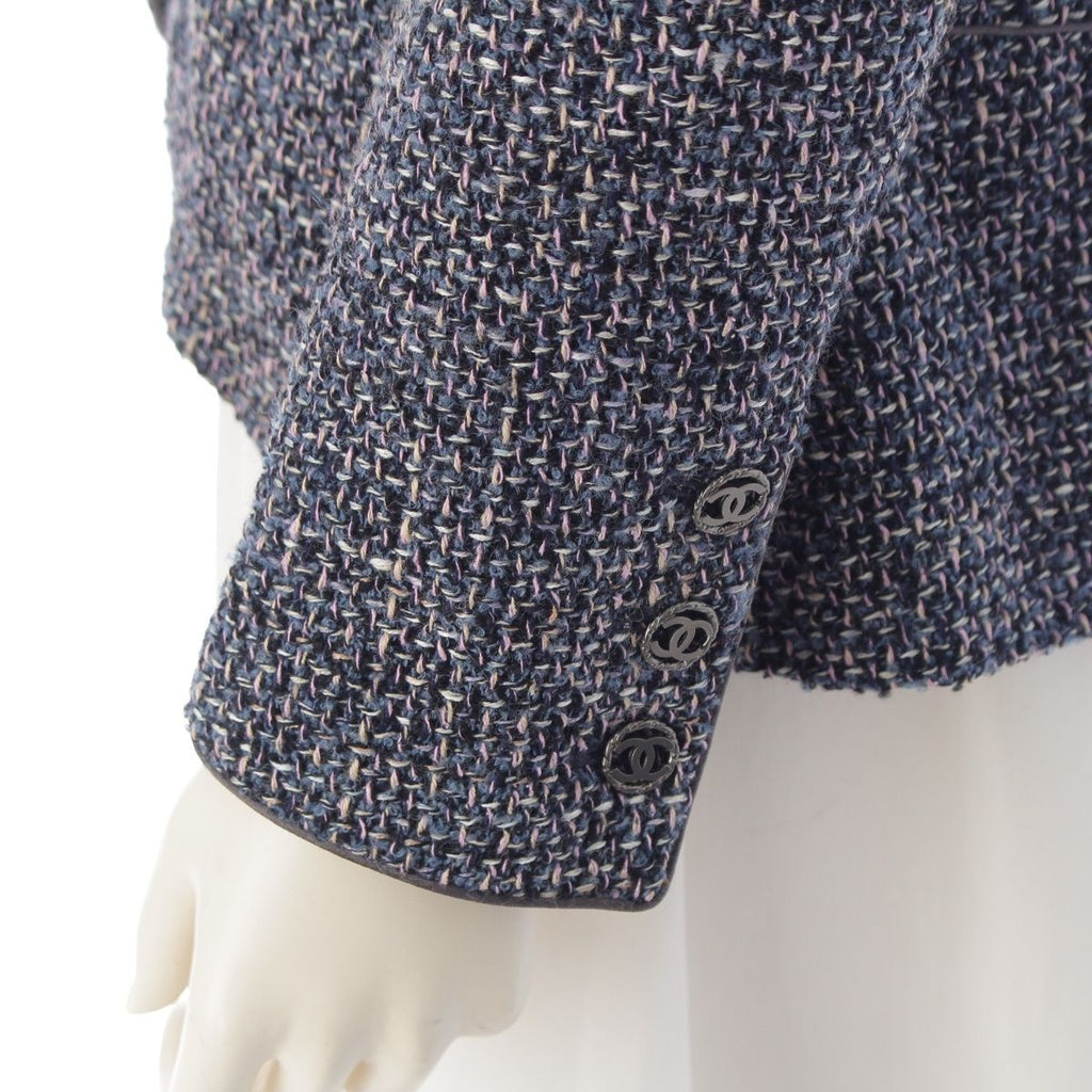 Chanel 03A Coco Mark Tweed Jacket P21534 Size 38