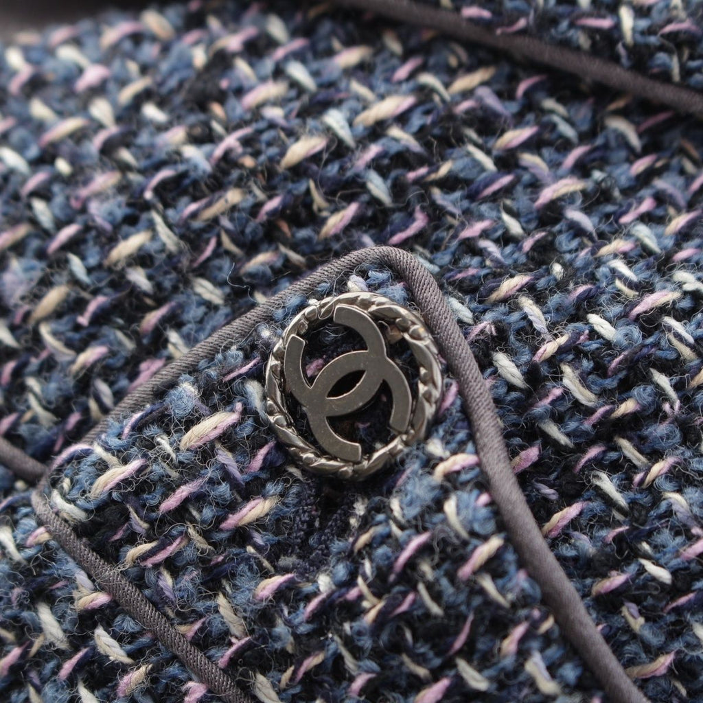 Chanel 03A Coco Mark Tweed Jacket P21534 Size 38
