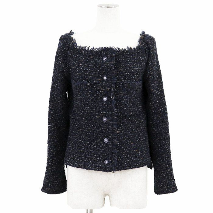 Chanel 02A Wool Mohair Jacket P19972 Size 38