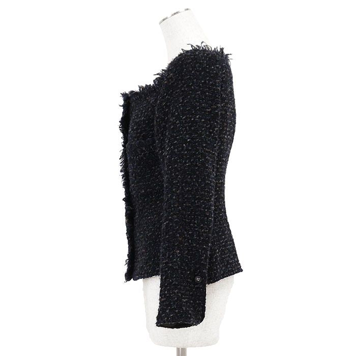 Chanel 02A Wool Mohair Jacket P19972 Size 38