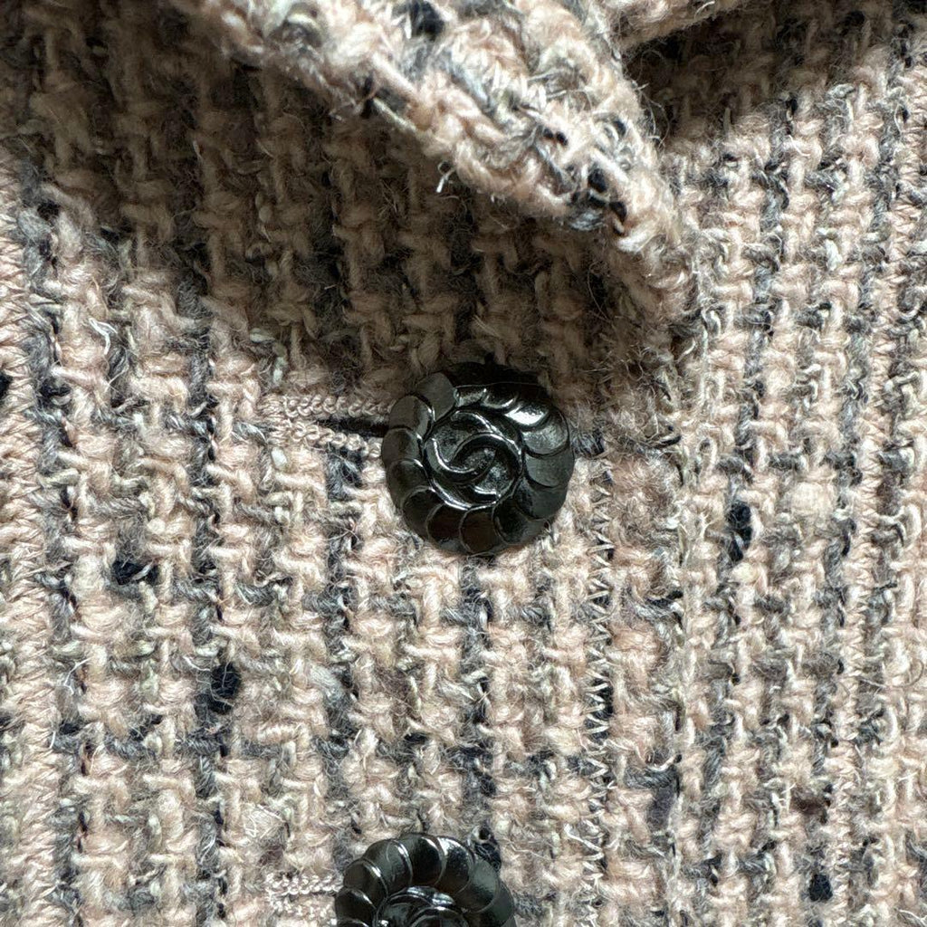 CHANEL Vintage CC Logo Jacket Coat Size 36