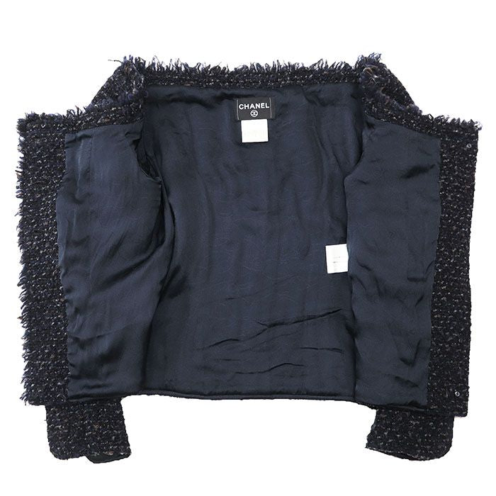 Chanel 02A Wool Mohair Jacket P19972 Size 38