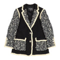 Chanel Coco Mark Tweed Panelled Jacket P62308V45445 Size 36