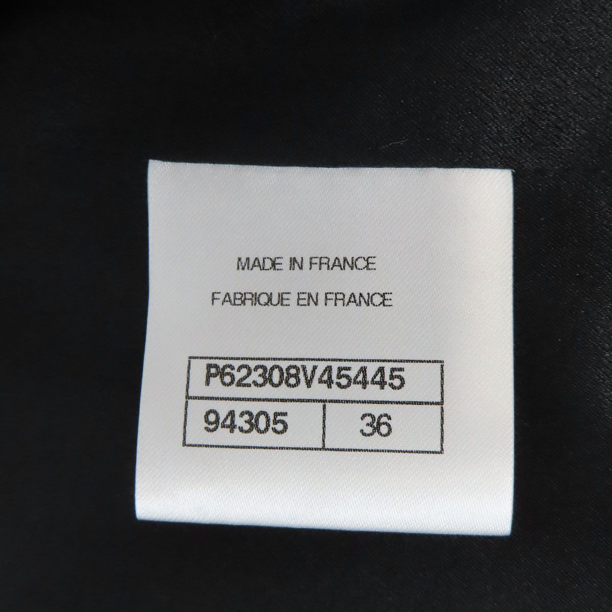 Chanel Coco Mark Tweed Panelled Jacket P62308V45445 Size 36