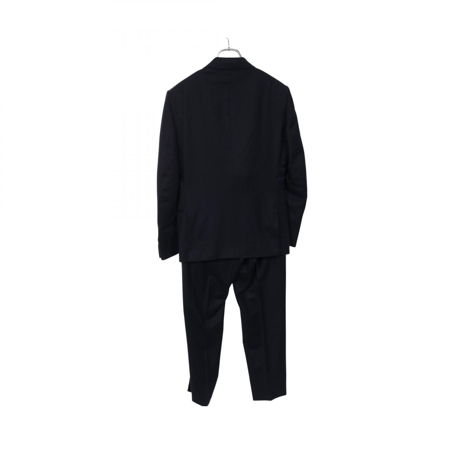 LOUIS VUITTON LV Logo Button Double Breasted Wool Suit Size 44
