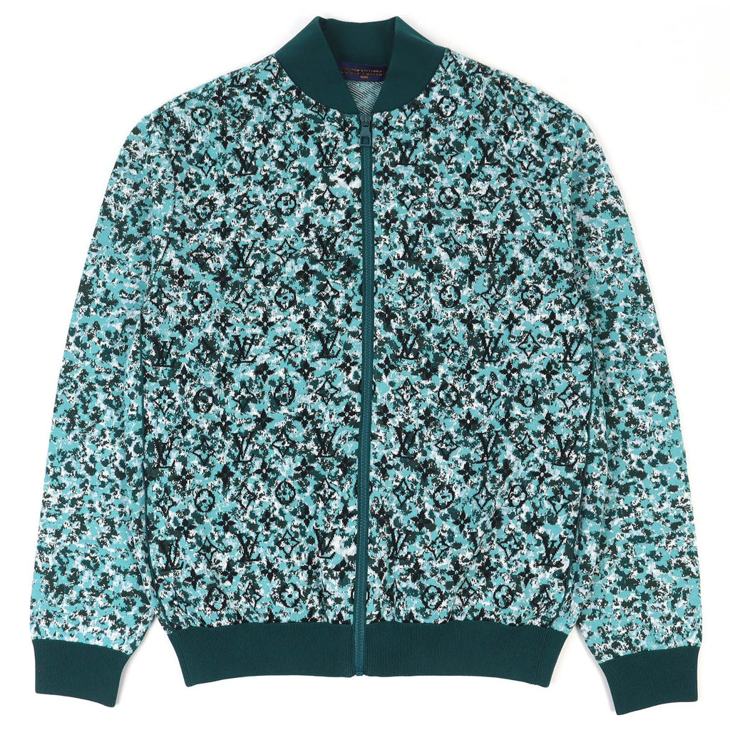 LOUIS VUITTON 23AW モノグラム ジップアップ ニットジャケット Sサイズ