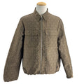 Christian Dior CD Diamond Zip-Up Blouson 29TC513A5583 Brown Polyester Men's Size 48