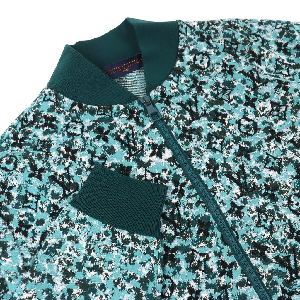 LOUIS VUITTON 23AW モノグラム ジップアップ ニットジャケット Sサイズ