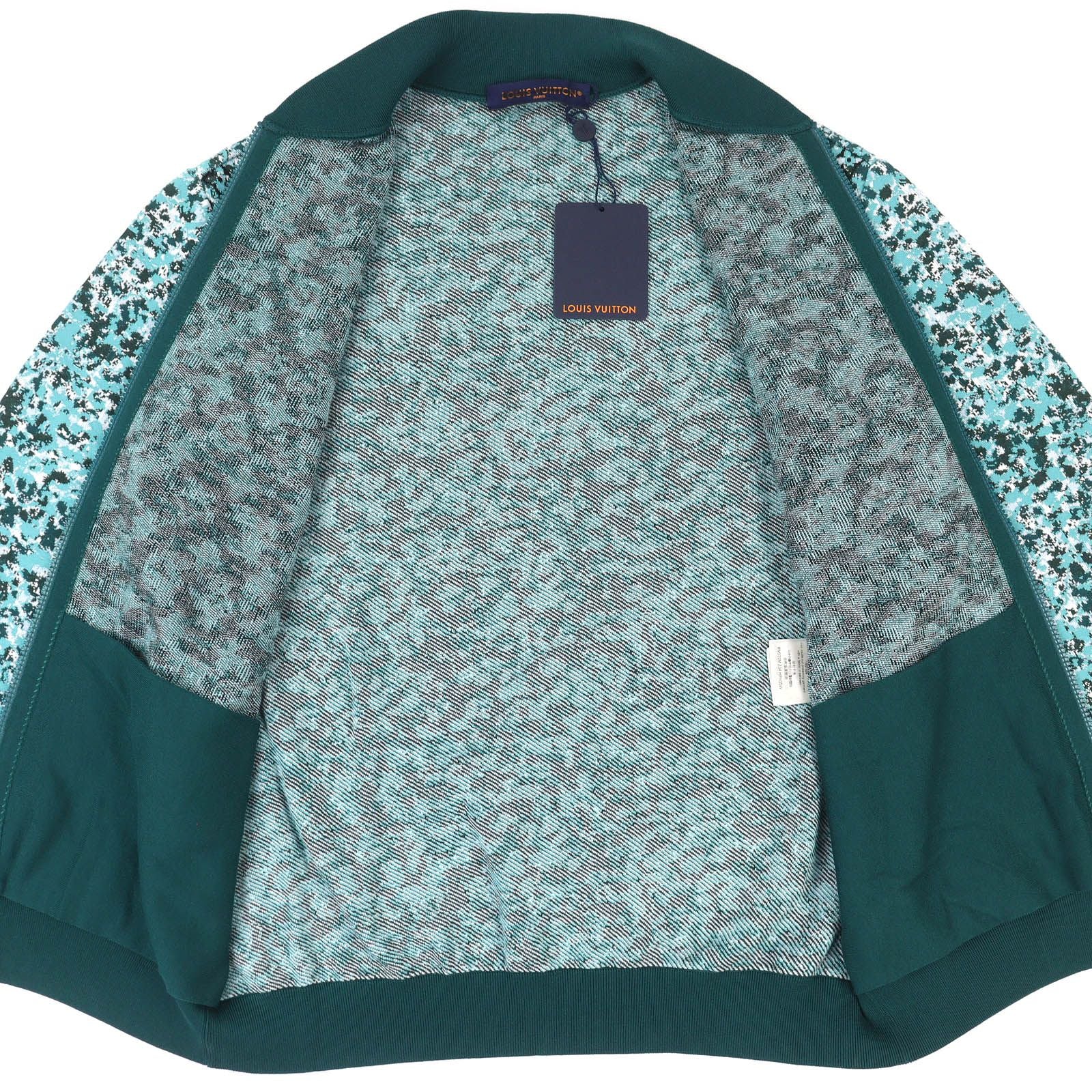 LOUIS VUITTON 23AW モノグラム ジップアップ ニットジャケット Sサイズ