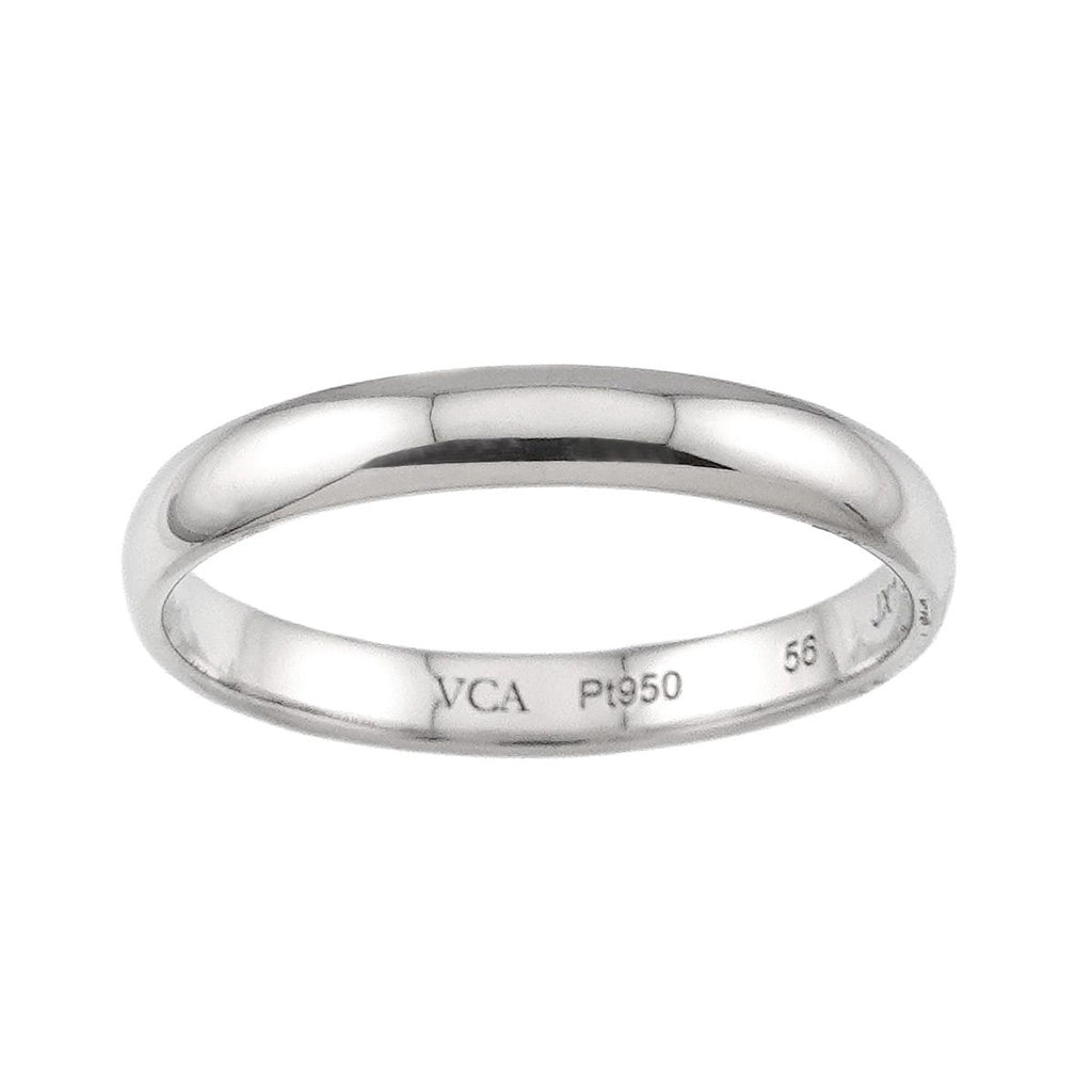 Van Cleef & Arpels Tendrement Ring Platinum Size 56