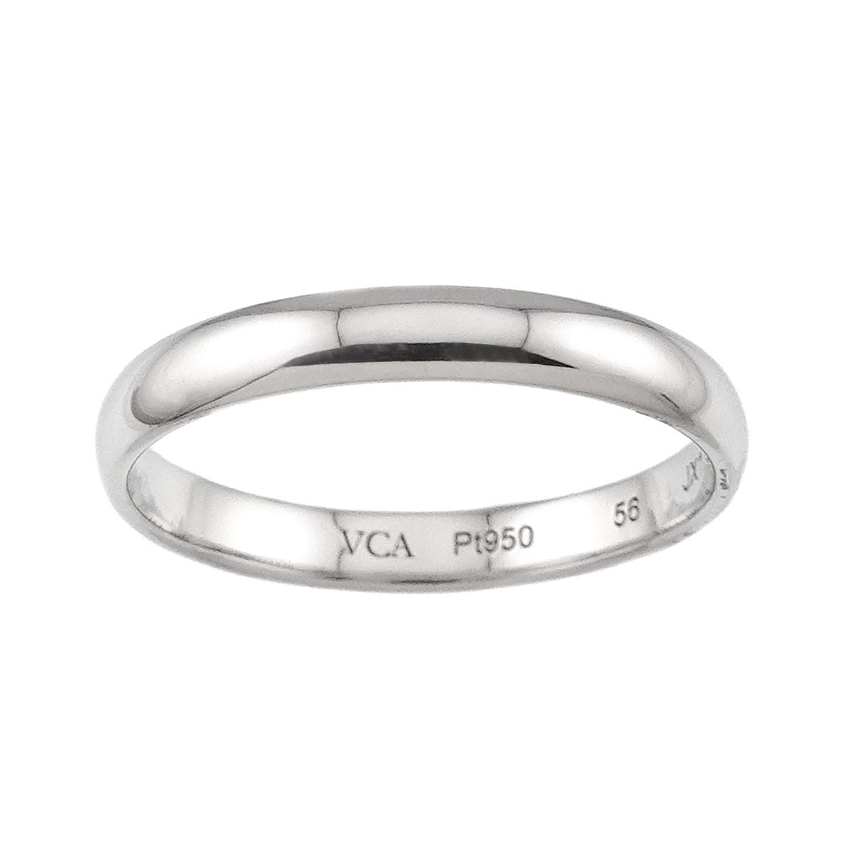Van Cleef & Arpels Tendrement Ring Platinum Size 56