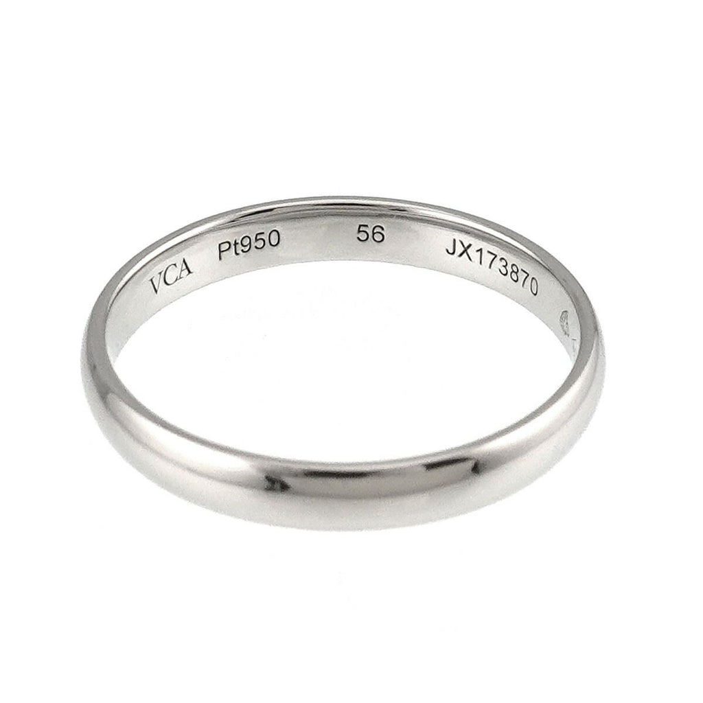 Van Cleef & Arpels Tendrement Ring Platinum Size 56