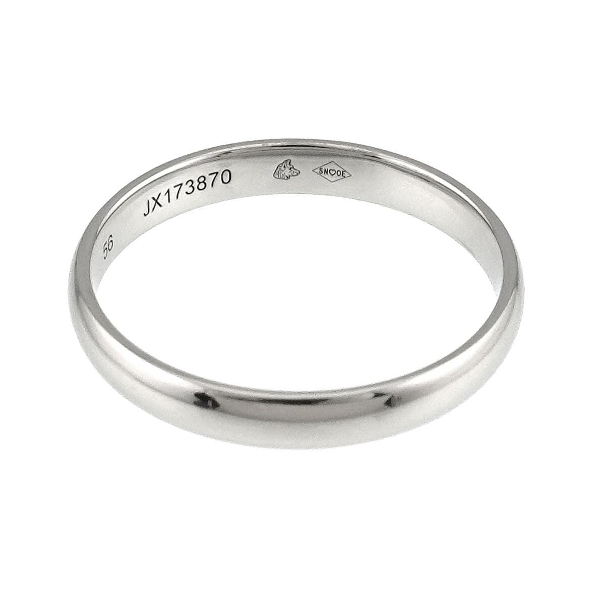 Van Cleef & Arpels Tendrement Ring Platinum Size 56