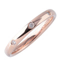 Van Cleef & Arpels Tendrement Etoile Ring Au750 Pink Gold 3 Diamonds Size 54