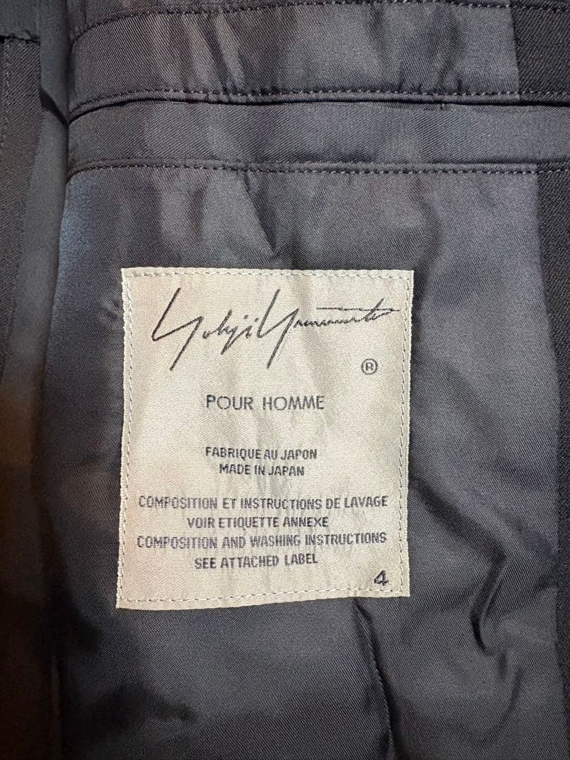 Yohji Yamamoto HOMME Embroidery Jacket Size 4