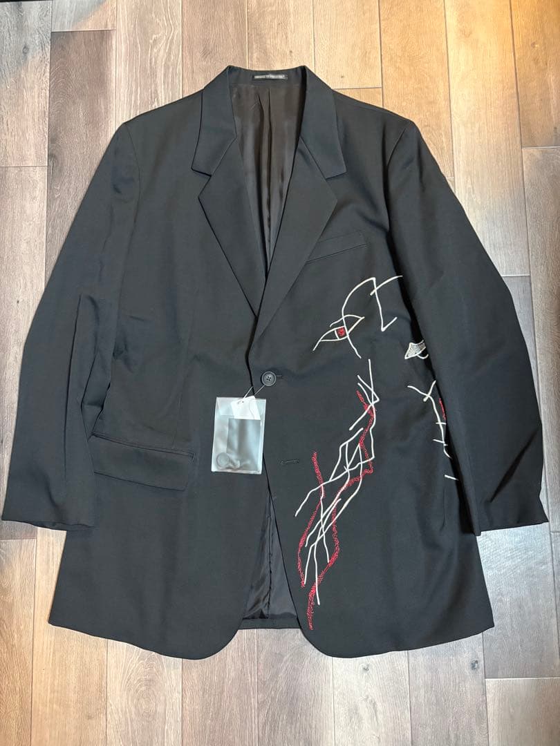 Yohji Yamamoto HOMME Miyazawa Rie Embroidery Jacket Size 3
