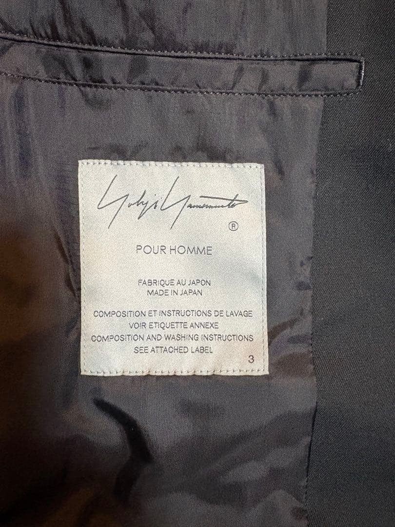 Yohji Yamamoto HOMME Miyazawa Rie Embroidery Jacket Size 3