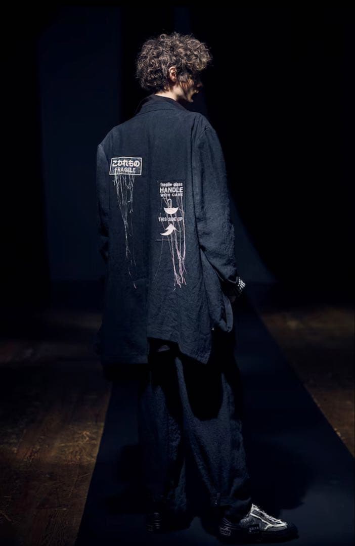 Yohji Yamamoto HOMME 21SS LOOK 1 Linen Jacket Size 3