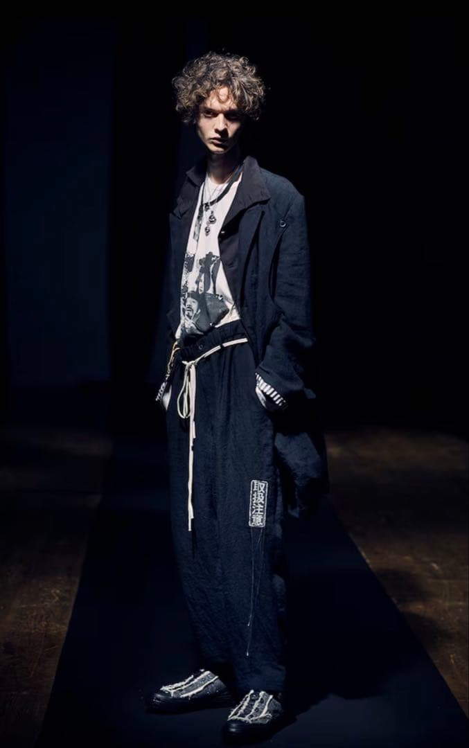 Yohji Yamamoto HOMME 21SS LOOK 1 Linen Jacket Size 3