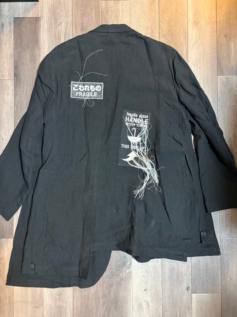 Yohji Yamamoto HOMME 21SS LOOK 1 Linen Jacket Size 3