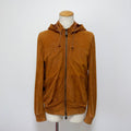 BERLUTI Patine Suede Packable Hoodie Jacket Size 48