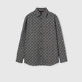 Gucci 26SS GG Gingham Check Shirt 824030 Size 48