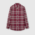Gucci 26SS Tartan Check Shirt 852895 Size 46