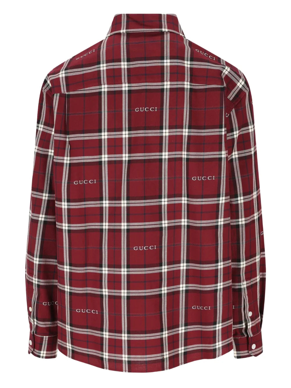 Gucci 26SS Tartan Check Shirt 852895 Size 46