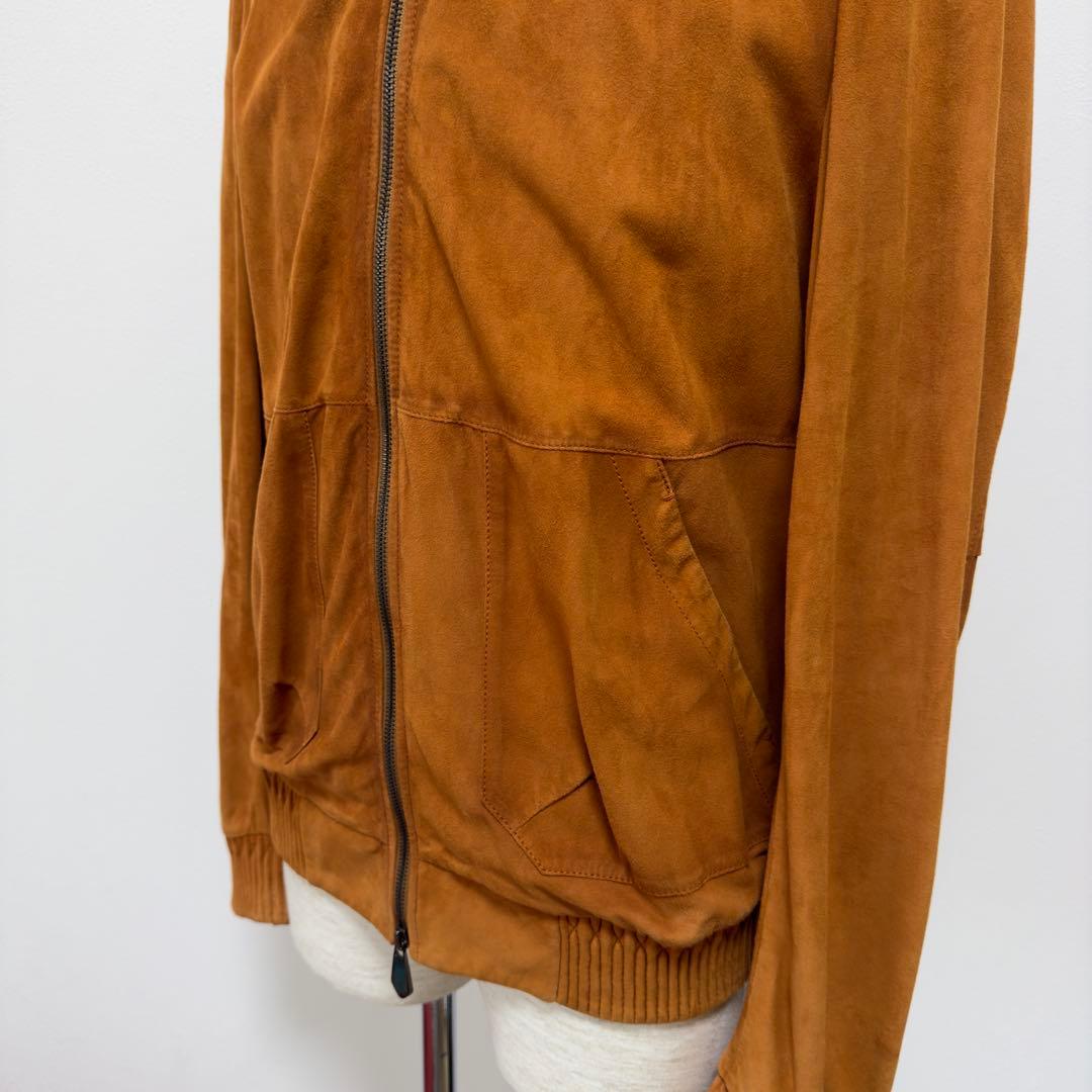 BERLUTI Patine Suede Packable Hoodie Jacket Size 48