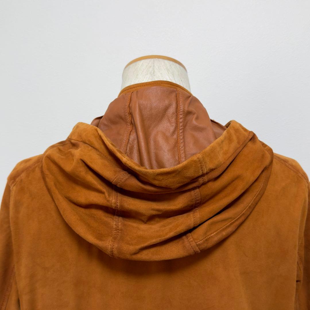 BERLUTI Patine Suede Packable Hoodie Jacket Size 48