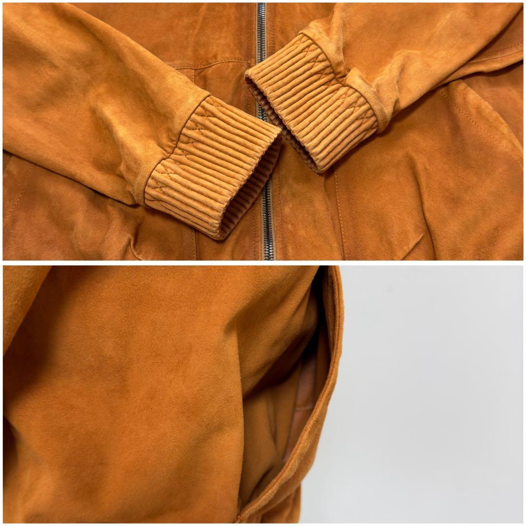 BERLUTI Patine Suede Packable Hoodie Jacket Size 48