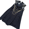 CHANEL Black Sequin Party Dress — Size 36