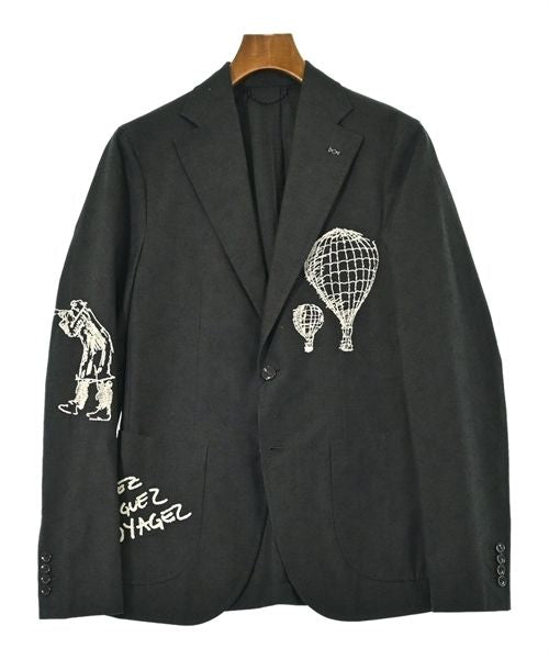 LOUIS VUITTON Tailored Jacket Charcoal Grey Size 46