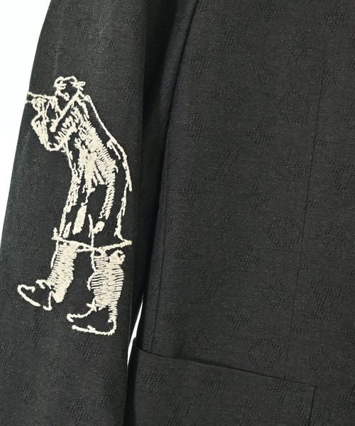 LOUIS VUITTON Tailored Jacket Charcoal Grey Size 46
