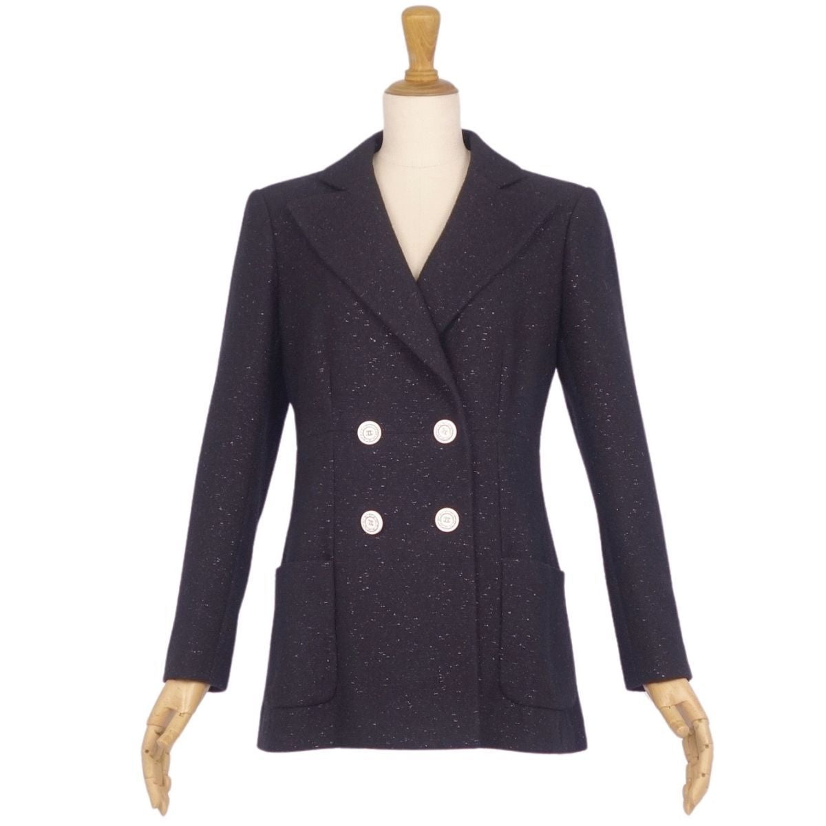 CHANEL 19C Tailored Jacket Size 36 — Like New