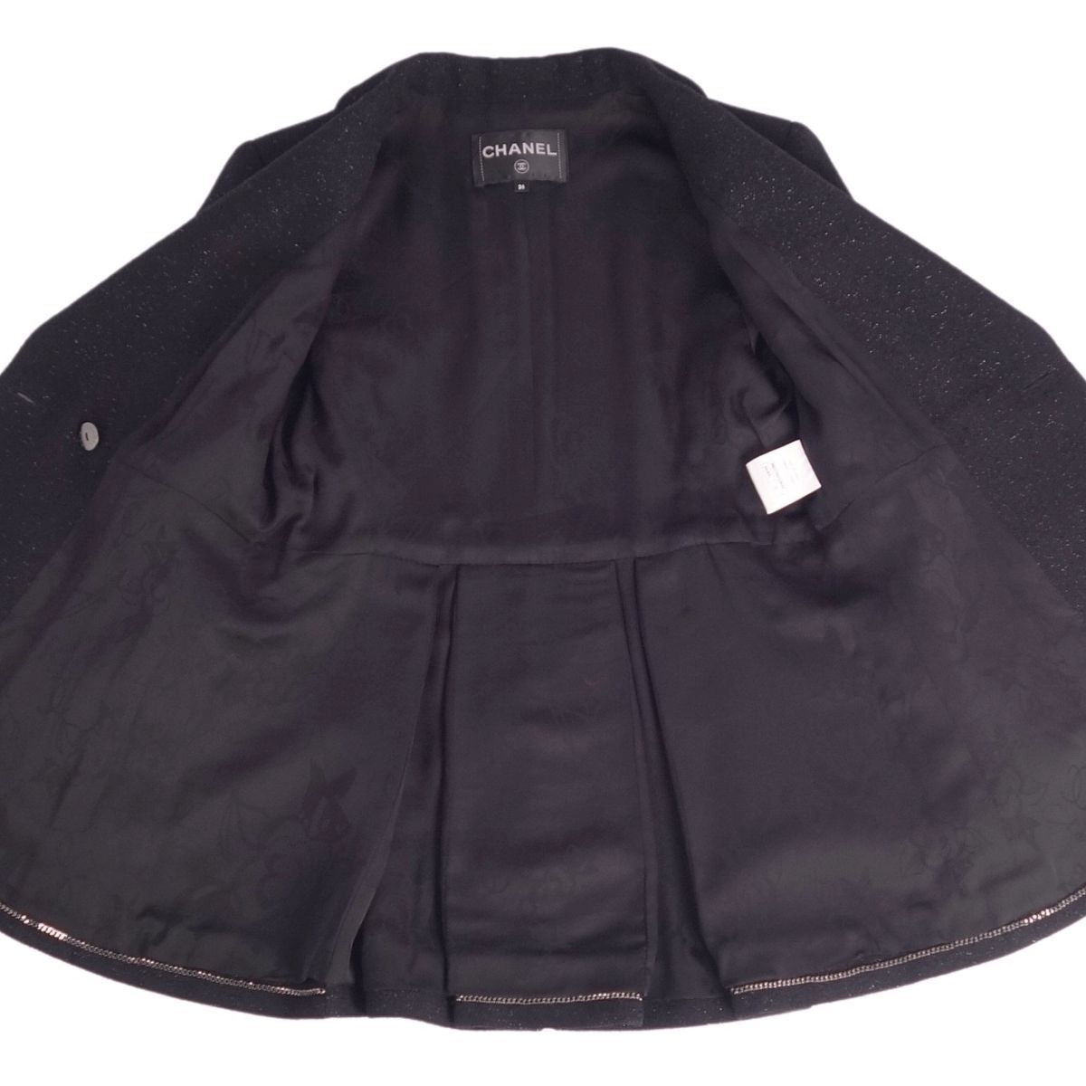 CHANEL 19C Tailored Jacket Size 36 — Like New