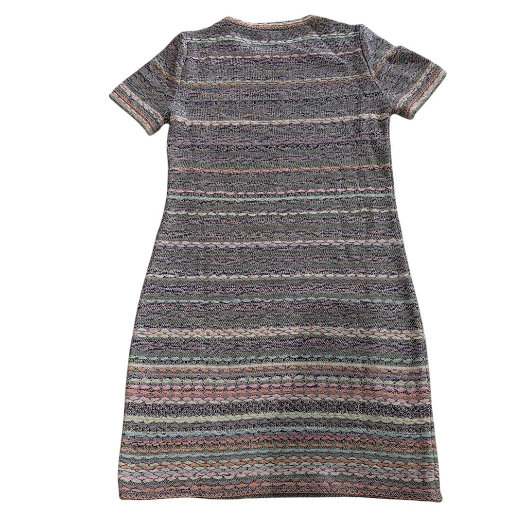 CHANEL Short Sleeve Stripe Dress — Size 36