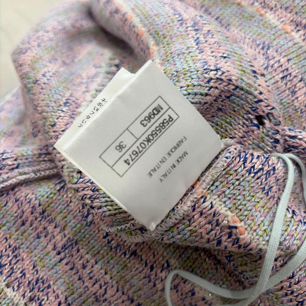 CHANEL Short Sleeve Stripe Dress — Size 36