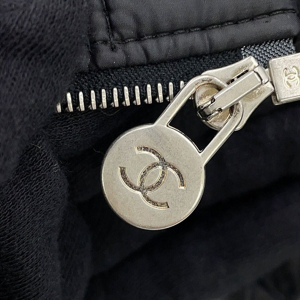 CHANEL Coco Button Collarless Quilted Down Jacket Size 36 — Good Condition