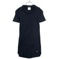 CHANEL Short Sleeve Cashmere Knit Tunic — Black, CC Mark, Size 40
