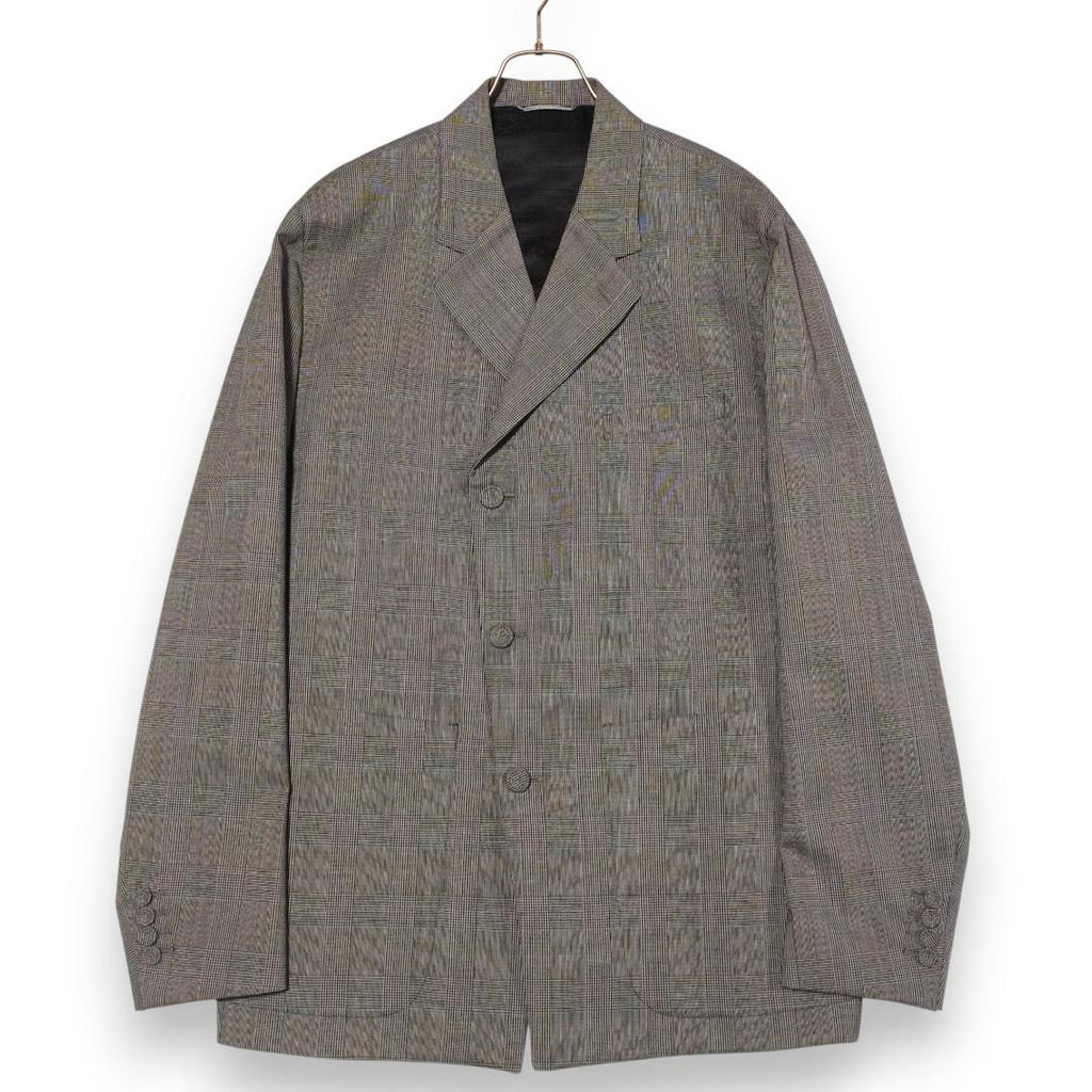 Dior Homme Princess of Wales Houndstooth Tailored Jacket Size 54R